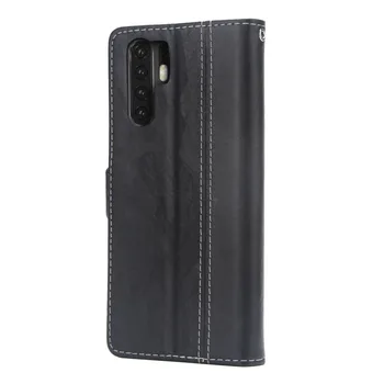 Módne Kožené puzdro Pre Huawei P20 P30 Pro Lite Peňaženky Karty Flip Kryt Telefónu Farebné Ochranu Kotlov PU Prípade