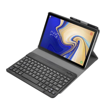 Klávesnica pre Samsung Galaxy Tab 10,5 2018 Bluetooth Klávesnica Prípade T590 T595 SM-T590 SM-T595 Luxusný Kožený Kryt Funda