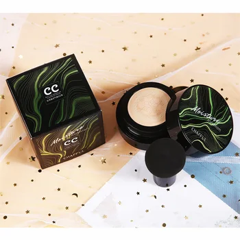 2 ks CC Krém Vankúš na Tvár Húb Hlavu Beauty Cream Vankúš Kompaktný BB kórejský Hydratačný make-up Nadácie Vzduchu-priepustná