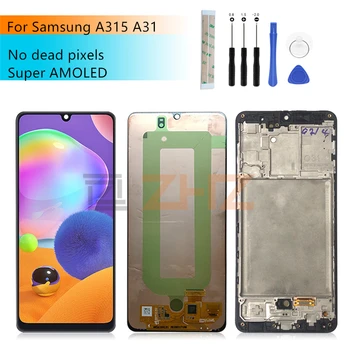 AMOLDE Pre Samsung Galaxy A315 LCD Displej A31 Dotykový Displej Digitalizátorom. Montáž SM-A315F/DS nahradenie Opravu časti 6.4