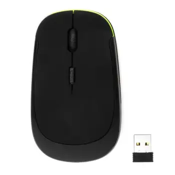 Ultra-tenké 2.4 g Wireless Mouse Gaming Mouse Prenosné Bezdrôtové Optické Myši, Ergonomický Automatické Spánku Energie Pre PC, Notebook