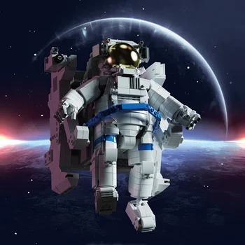 Mailackers Technické Astronaut Údaje Mesta Vesmírnej Stanice Robot Tvorca Expert Spaceman Stavebné Kamene, Tehly, Hračky Pre Deti,