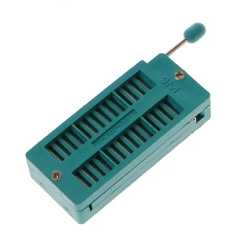 16 20 24 28 40 S Pin 2.54 MM Zelená DIP Test Univerzálny ZIF IC Zásuvky Zvárania Typ G32C