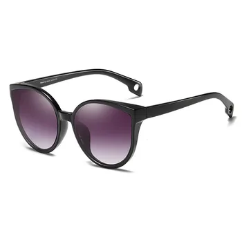 2021 Hot Predaj Retro Cat Eye Slnečné Okuliare Krásny Veľký Ženské Okuliare UV400 Jednotky Vonkajšie Gradient Okuliare Nadrozmerná slnečné Okuliare