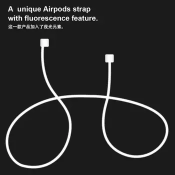 1pc Silikónový Anti-stratil Krk Bezdrôtové Slúchadlá String Lano Slúchadlá Káblom Slúchadlá Accessorie Pre Apple AirPods 2020 Najnovšie