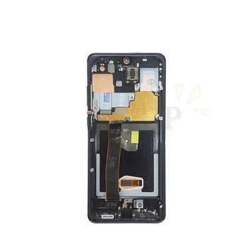 Pre Samsung Galaxy S20 Ultra Lcd G988 G988F G988B/DS Displej Dotykový Displej Digitalizátorom. s montážou Rámu, opravu časti 6.9