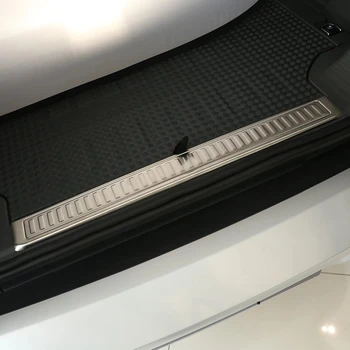 Z nehrdzavejúcej ocele batožinového priestoru vnútorný kryt pre Land Rover Defender 110 2020-2021 Auto Vnútorné Zadný Nárazník Stráže Dosku Krytu Výbava Príslušenstvo