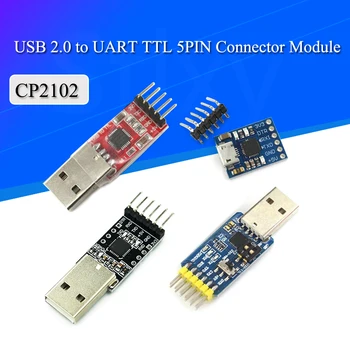 CP2102 USB 2.0 UART TTL 5PIN Konektor Modulu Converter, Sériové STC Nahradiť FT232 CH340 PL2303