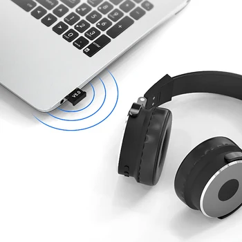 USB Bluetooth 5.0 Adaptér Vysielač Bluetooth Audio Prijímač Bluetooth Dongle Bezdrôtový USB Adaptér pre Počítač PC, Notebook