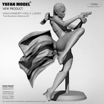 1/24 YUFAN MODEL Živice model súpravy krásy obrázok self-assembled YFWW-2076