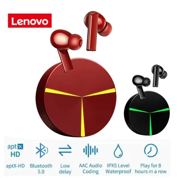 Lenovo GM1 Hra TWS Slúchadlá Bluetooth 5.0 Nepremokavé Bezdrôtový Nízku Latenciu Slúchadlá s Mikrofónom Pre Iphone Huawei Xiao