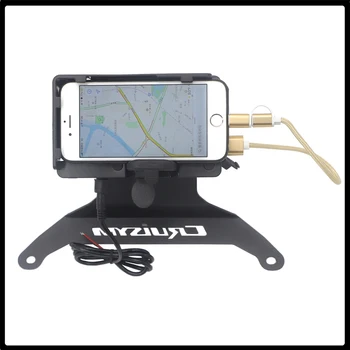 Motocykel Bar Mobilný Telefón držiak GPS predné Stojan, Držiak Smartphone Pre SYM CRUISYM 300 2017-2019 CRUISYM300 navigáciu stojan