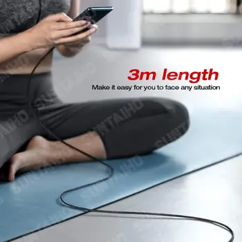 Suntaiho 5 ks USB Typu C Kábel Pre Samsung S21 S10 Plus Xiao Redmi Poznámka 10 9Pro Rýchle Nabíjanie USB-C Kábel, Nabíjačku Mobilného Telefónu