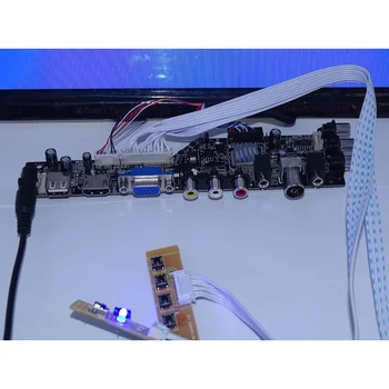 Držiak Pre LTN173KT02-801/LTN173KT02-B01 40pin 1600X900 radič rada diaľkové DVB-T2 WLED VGA LED kompatibilný s HDMI digitálnym TV USB
