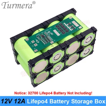 Turmera 12V Batérie, Úložný Box 2X4 Držiteľ Niklu s 4S 40A 12.8 V Rovnováhe BMS pre 32700 Lifepo4 Neprerušené Napájanie Pomocou