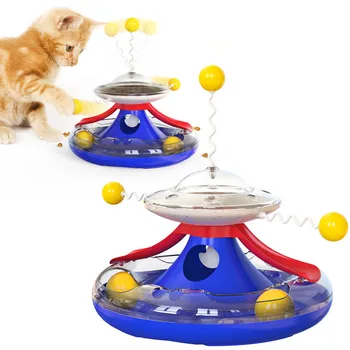 Hračky Tovaru pre domáce Vtipné Mačku Stick Zaujímavé Veci Zaujímavé Veci, Spinning Orbitálnej Loptu Šťastný Gramofónu Unikli Riad