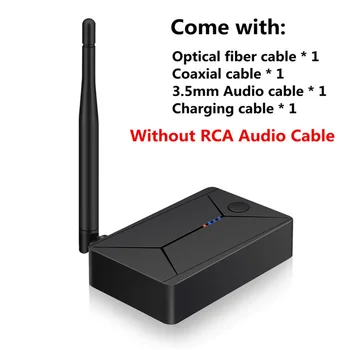 Bezdrôtový Adaptér Bluetooth-kompatibilné 5.0 Audio Vysielač 3.5 3.5 mm AUX Jack RCA, USB Koaxiálny Optický Stereo TV PC