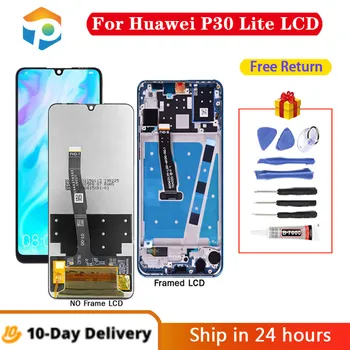 Displej Pre Huawei P30 Lite LCD Displej Digitalizátorom. Montáž Dotykovej Obrazovky Náhrada Za P 30 Lite Nova 4e LCD Displej Montáž