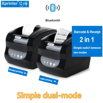 Xprinter Bluetooth Príjmy čiarového kódu Tlačiareň Nálepky 58mm 80 mm Tepelná Tlačiareň pre Mobilné Android ISO Windows, Linux Syster