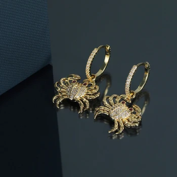 S925 mincový striebro hviezdice krab shell náušnice tichom náramok ženské osobnosti zábavné malé čerstvé luxusné značky šperky