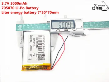 Liter energie batérie Dobré Qulity 3,7 V,3000mAH 705070 Polymer lithium ion / Li-ion batéria pre tablet pc BANKA,GPS,mp3,mp4