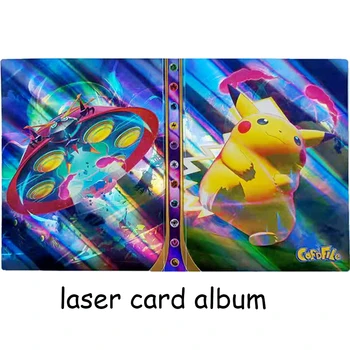 2021 Najnovší Laserový Štýl 240 Pokemon Albumy Kolekcia Tejto Karty Notebook Cartoon Hry, Hračky, detské Darčeky