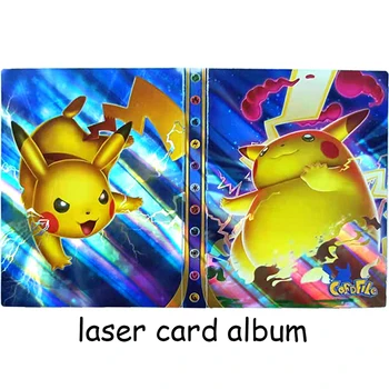 2021 Najnovší Laserový Štýl 240 Pokemon Albumy Kolekcia Tejto Karty Notebook Cartoon Hry, Hračky, detské Darčeky