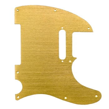 2x Zlatá/Čierna 8 Otvor Tele Gitary Pickguard Kovové Vybrať Kryt pre Standard Telecaster Pickguard Náhradné