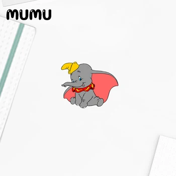 2021 New Cute Elephant Klopě Pin Málo Dumbo Akryl Brošne Ručné Epoxidové Šperky Tričko Taška Odznak