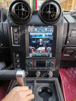 Android 10 128GB Auta GPS Navigácie Na Hummer H2 2004-2009 Vedúci jednotky Multimediálny prehrávač Auto rádio magnetofón Tesla štýl