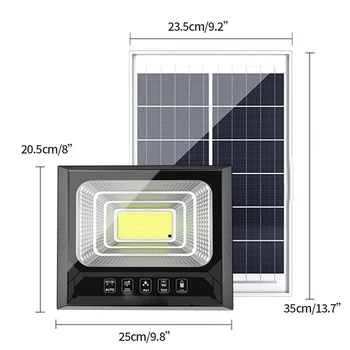 90-20 Led Solárne Svetlo Diaľkové Contro Solárne LED Protipovodňovej Steny Ľahké Nepremokavé Vonkajšie Záhradné Bezpečnostné Solárne Lampy S 5m Line