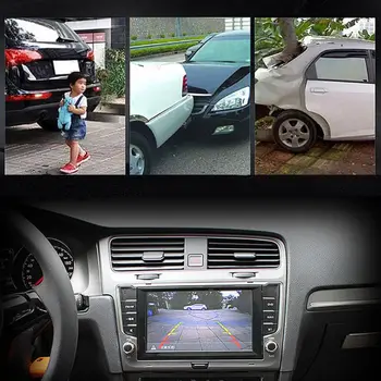 7 Palcový Auto Zobrazenie na displeji lcd na Zadnej strane Fotoaparátu Monitory pre Parkovanie/Vratný Systém