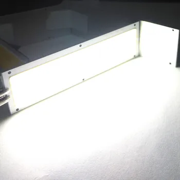 1PC Nové 1000LM 10W COB LED Square/ Pásy Svetla Vysoký Výkon Lampy Perličiek Chip Teplá/studená Biela 12V-24V Žiarovka Zdroj Svetla