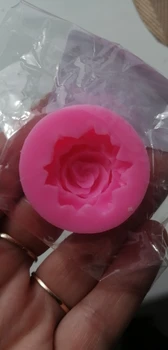 Nové Malé Silikónové Formy 3D Ruže Kvet Formovať Čokoládu Candy Živice Hliny Remesiel Formy Sugarcraft Fondant Cake Zdobenie Nástroje