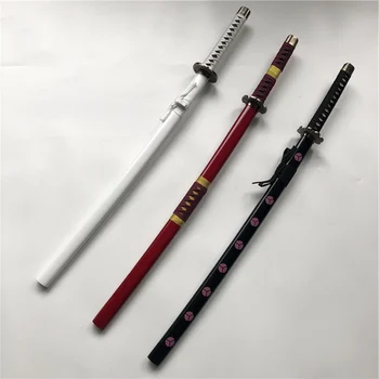 Anime 1:1 Cosplay Roronoa Zoro Meč Zbraň Ozbrojených Katana Espada Dreva Ninja Nôž Samuraj Meč Prop Hračky Pre Mladistvých 100 cm