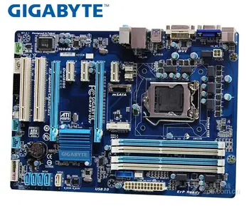Používa Gigabyte GA-B75-D3V Pôvodný Dosky LGA 1155 DDR3 32G B75 B75-D3V Ploche Doske na SATA II SATA III Systemboard