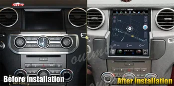 IPS Tesla Obrazovke Android, 9.0 Na Land Rover Discovery 4 LR4 L319 2009-2016 Multimediálny Prehrávač GPS Navi Rádio Headunit DSP Carplay