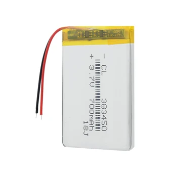 383450 3.7 V, 700 mah Lítium-polymérová batéria S Ochranou Rada Pre GPS, MP3 MP4 MP5 Prenosné DVD Reproduktor PSP Elektrické hračky