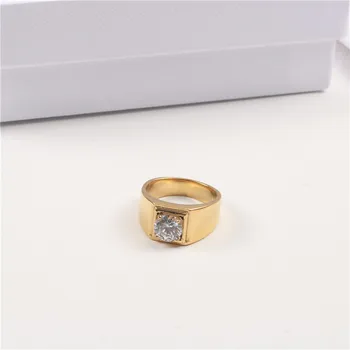 Joolim High-End 18K Zlata PVD Módne Crystal Prstene pre Ženy Nehrdzavejúcej Ocele, Šperkov, Veľkoobchod