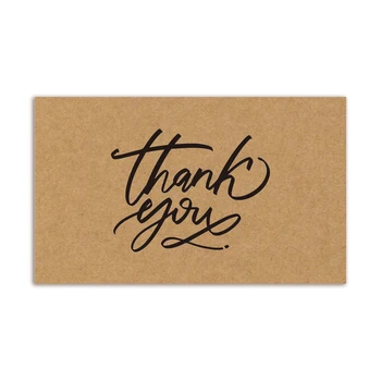 20-50PCS Prírodné Kraft Papier Karty Ďakujeme Vám Za Vašu Objednávku Karty Pre Malé Obchod Darčekové Dekorácie Karty Pre Malé podniky