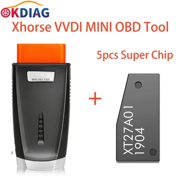 Pôvodné Xhorse VVDI Mini OBD Nástroj Práce Pre Xhorse VVDI Kľúčový Nástroj Max S 5 ks Xhorse VVDI Super Čip