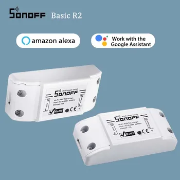 SONOFF Základné R2 Wifi Časovač DIY Smart Switch Podporu eWelink APP Bezdrôtový Prístroj Automatizácie Kompatibilný so Alexa Domovská stránka Google