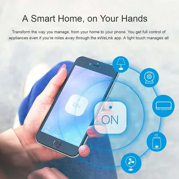 SONOFF Základné R2 Wifi Časovač DIY Smart Switch Podporu eWelink APP Bezdrôtový Prístroj Automatizácie Kompatibilný so Alexa Domovská stránka Google