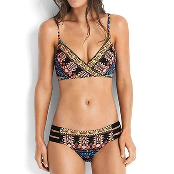 2021 Sexy Obväz Biquini String Strappy Plávať Nosenie, Plavky Plavky, Plážové Oblečenie Plavky Ženy Brazílske Bikini
