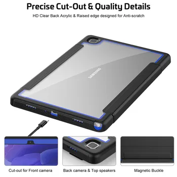 Inteligentný Kryt Flip puzdro Pre Samsung Galaxy Tab A7 10.4 2020 SM-T505 T500 Shockproof Prípade Pre Kartu 8.0 10.1 2019 SM T515 T295