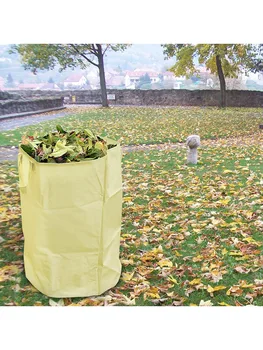 Opakovane Non-tkané Yard Odpadové Vrecia Zelená Multi-účel Skladovania Trávnik A List Odpadu Taška