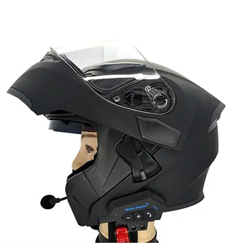 Motocyklové Prilby Intercom Bluetooth Headset Automatické Bezdrôtové Slúchadlá Pamäť S Vstavaný Reproduktor handsfree Slúchadlá