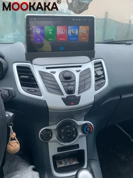 Android 10.0 128GB Auta GPS Navigácie Pre Ford Fiesta 2009-2016 Auto Audio Rádio Stereo Multimediálny Prehrávač Videa Headunit Recoder