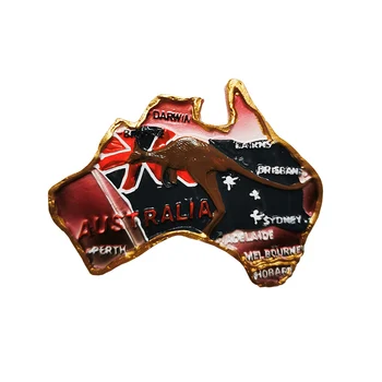 Austrálsky magnety na chladničku chladnička s suvenír národnej vlajky koala Sydney Opera House Melbourne 3D reliéf magnetické nálepky