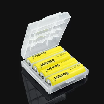 Soshine 6 Rôznych Elistooop Plastové Prípade Kontajner Taška Prípade Organizátor Box Prípade Držiteľ Úložný Box Kryt pre AA AAA Batérie Poľa